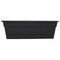 Bloem Dura Cotta Window Box Planter: 18" - Black - With Tray, Weatherproof Resin Box, Removable Tray For Indoor & Outdoor Use, Gardening, 2 Gallon Capacity